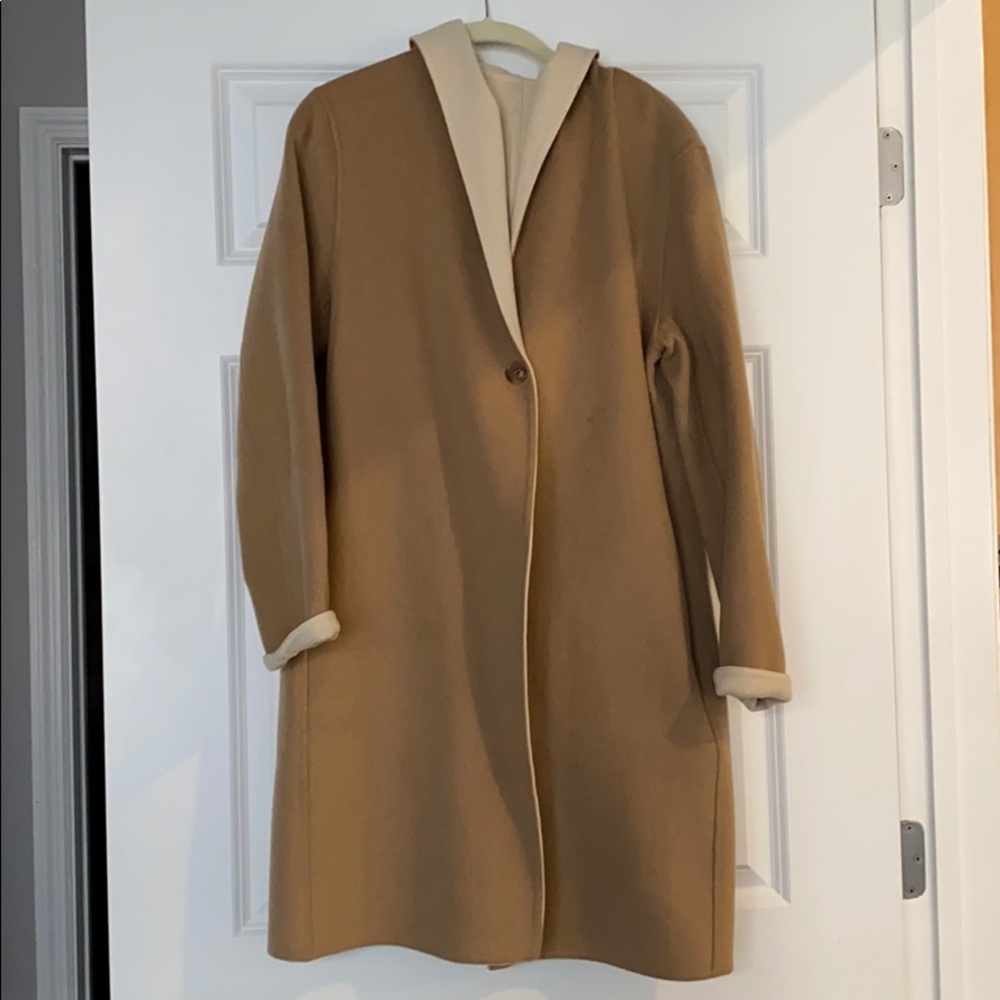 UNIQLO - Wool Two Toned Coat - Sz S